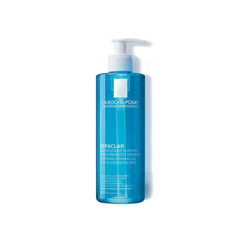 La Roche-Posay Effaclar Gel Moussant Purifiant Peaux Sensibles Grasses 400 ml