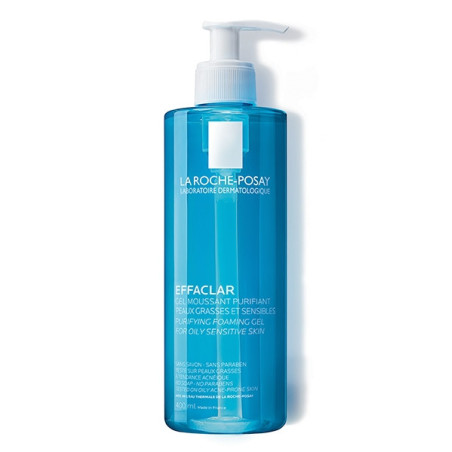 La Roche-Posay Effaclar Gel Moussant Purifiant Peaux Sensibles Grasses 400 ml