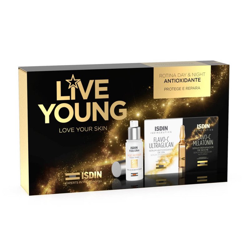 ISDINCEUTICS Pack Live Young (Flavo Jour 10x2ml et Nuit 10x2ml / FU Age Repair)