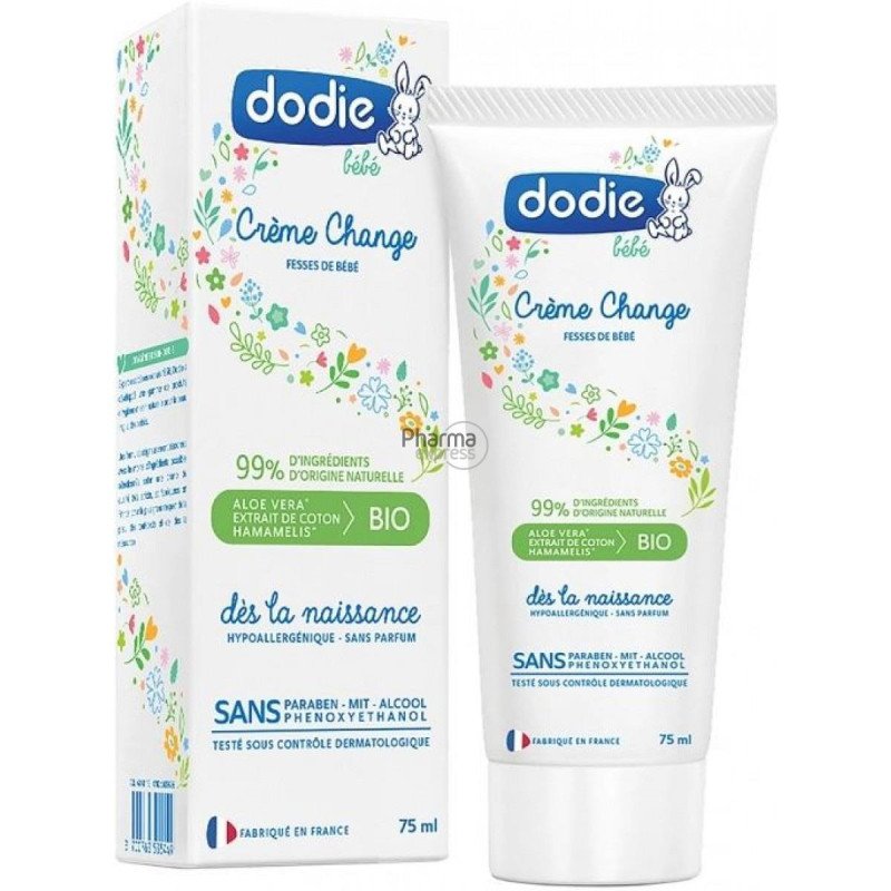 DODIE CRÈME DE CHANGE SANS PARFUM 75 ML