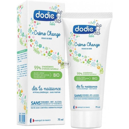 DODIE CRÈME DE CHANGE SANS PARFUM 75 ML