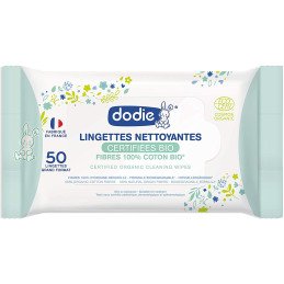 DODIE LINGETTES NETTOYANTES CERTIFIÉES BIO X50