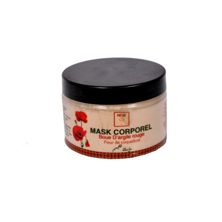 MESK Masque corporel boue d'argile anti-acneique 100 g
