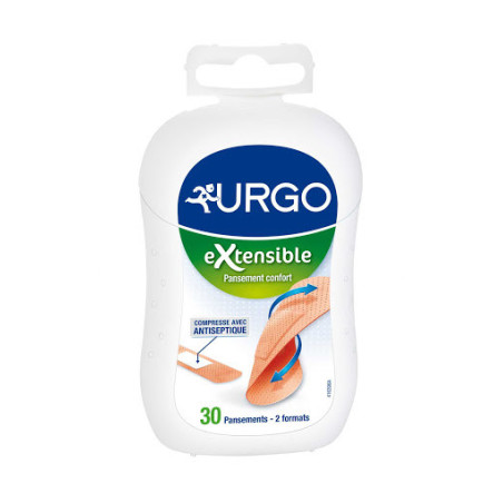 Urgo Extensible 30 pts/2T boîte plastique