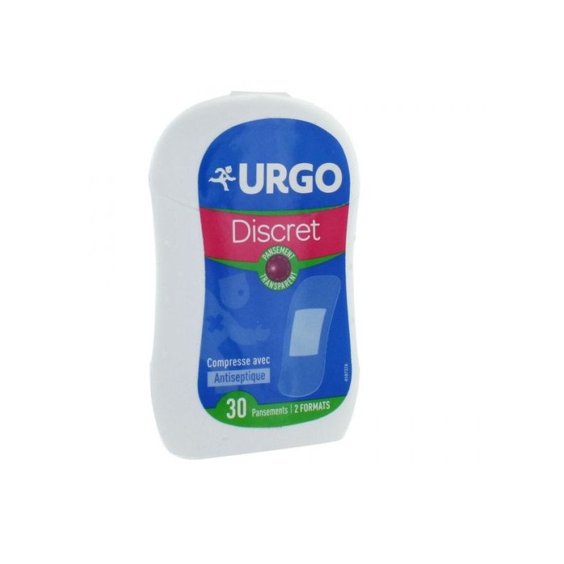 Urgo Discret 30 pts/2T boîte plastique