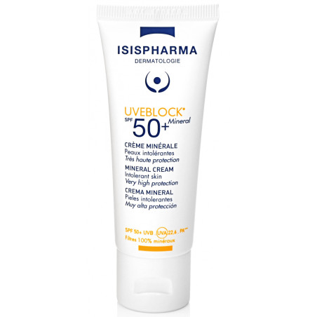 ISISPHARMA UVEBLOCK SPF 50+ MINERAL INVISIBLE 40 ML