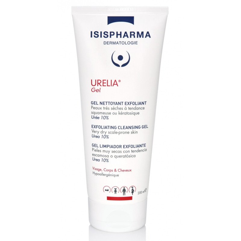 Isispharma Urelia Gel Nettoyant Exfoliant 200 ml