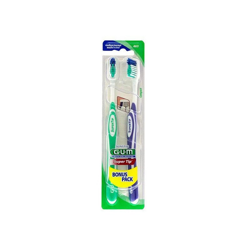 GUM BAD VOYAGEGUM BROSSE A DENT MEDIUM 1463 LOT DE 2