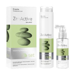 ERAYBA Zen Active Zb set balancing treatment oily hair
