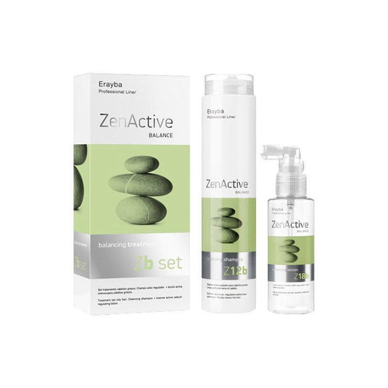 ERAYBA Zen Active Zb set balancing treatment oily hair