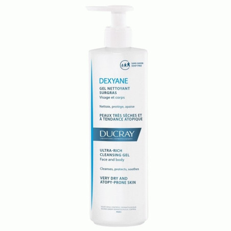 DUCRAY DEXYANE GEL NETTOYANT SURGRAS 400 ML