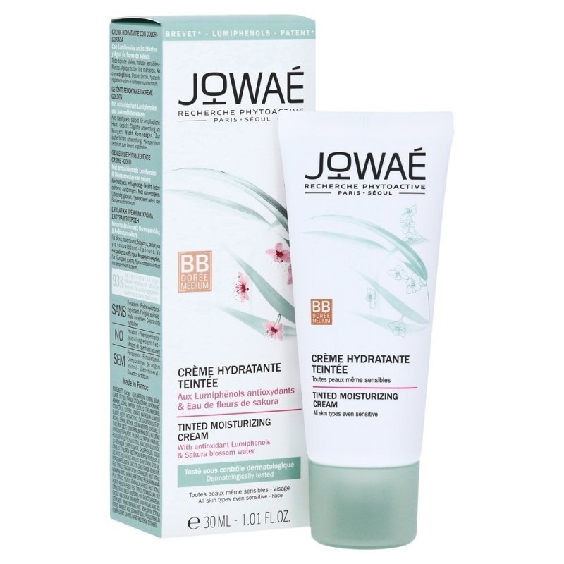 Jowaé crème hydratante bb teintée dorée 30 ml