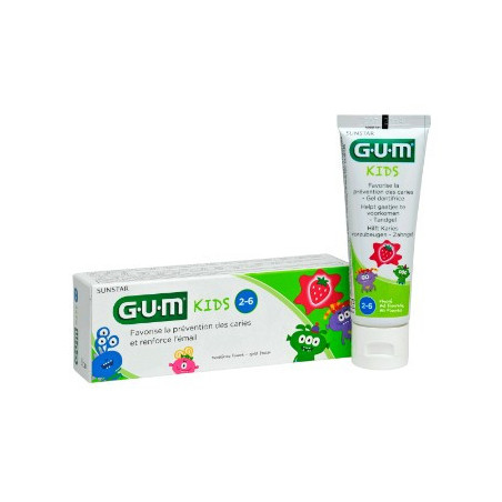 GUM DENTIFRICE KIDS 2 À 6 ANS 50 ml
