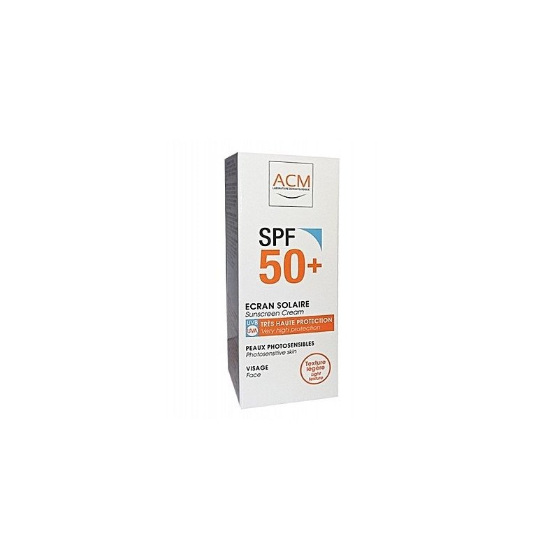 Acm Ecran Solaire Spf 50+ Visage - Peaux Photosensibles