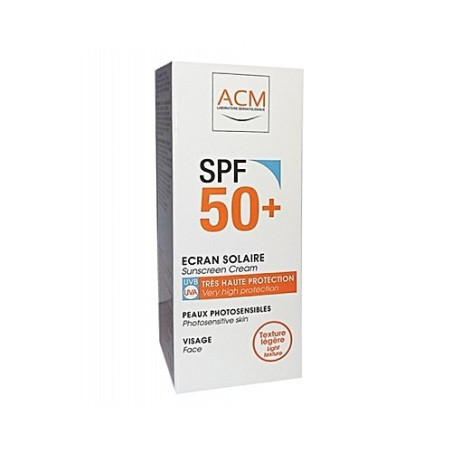 Acm Ecran Solaire Spf 50+ Visage - Peaux Photosensibles