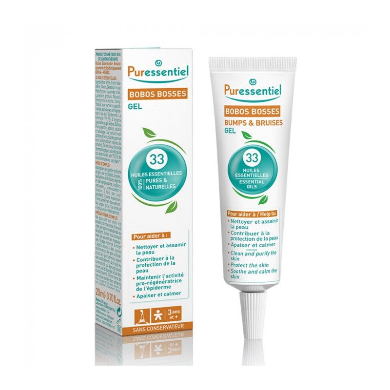 PURESSENTIEL GEL BOBOS BOSSES 33 HUILES ESSENTIELLES 20 ML