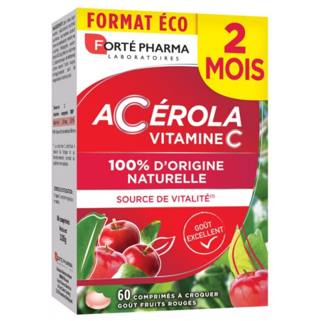 FORTE PHARMA ACEROLA 60 COMPRIMES