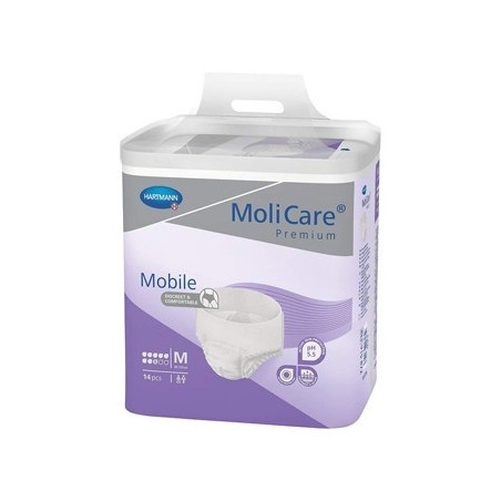 HARTMANN MoliCare® Mobile Slip absorbant Nuit 14 unités - Taille M