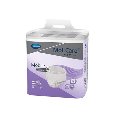 HARTMANN MoliCare® Mobile Slip absorbant Nuit 14 unités - Taille L