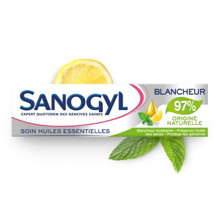 SANOGYL DENTIFRICE SOIN HUILES ESSENTIELLES BLANCHEUR 75 ML