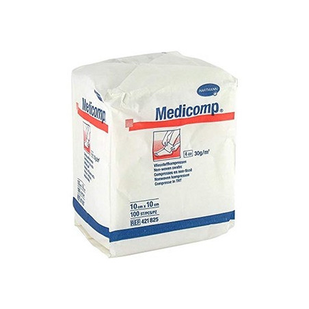 HARTMANN Medicomp® S 40 Compresses non tissé non stériles 10 x 10 cm 100 unités