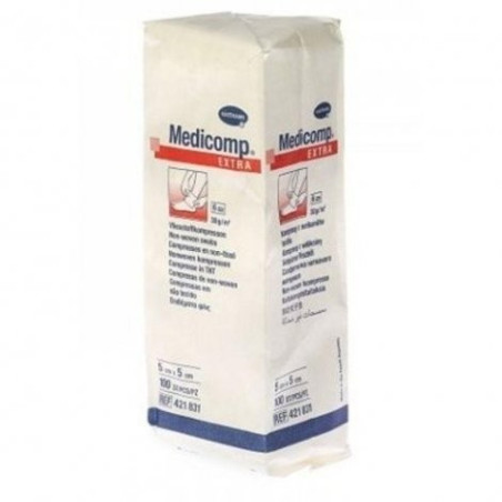 HARTMANN Medicomp® S 40 Compresses non tissé non stériles 5 x 5 cm 100 unités
