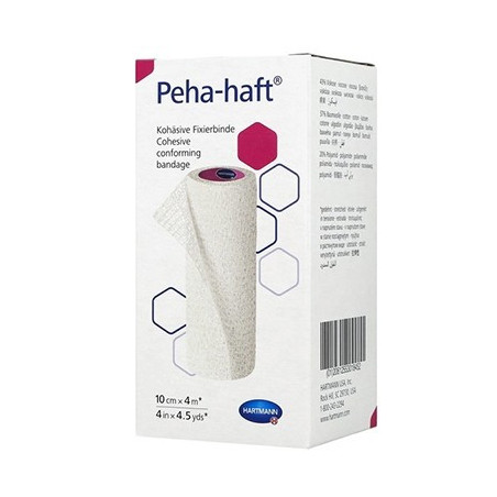 HARTMANN Peha-haft® Latex-free Bande de fixation 10 cm x 4 m