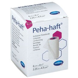HARTMANN Peha-haft® Latex-free Bande de fixation 6 cm x 4 m