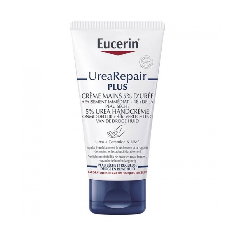 EUCERIN UreaRepair Plus Crème Mains 5% D'urée 75 ml Peaux Sèches