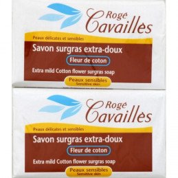 Rogé Cavaillès Savon parfumé fleur de coton 250 g x 2