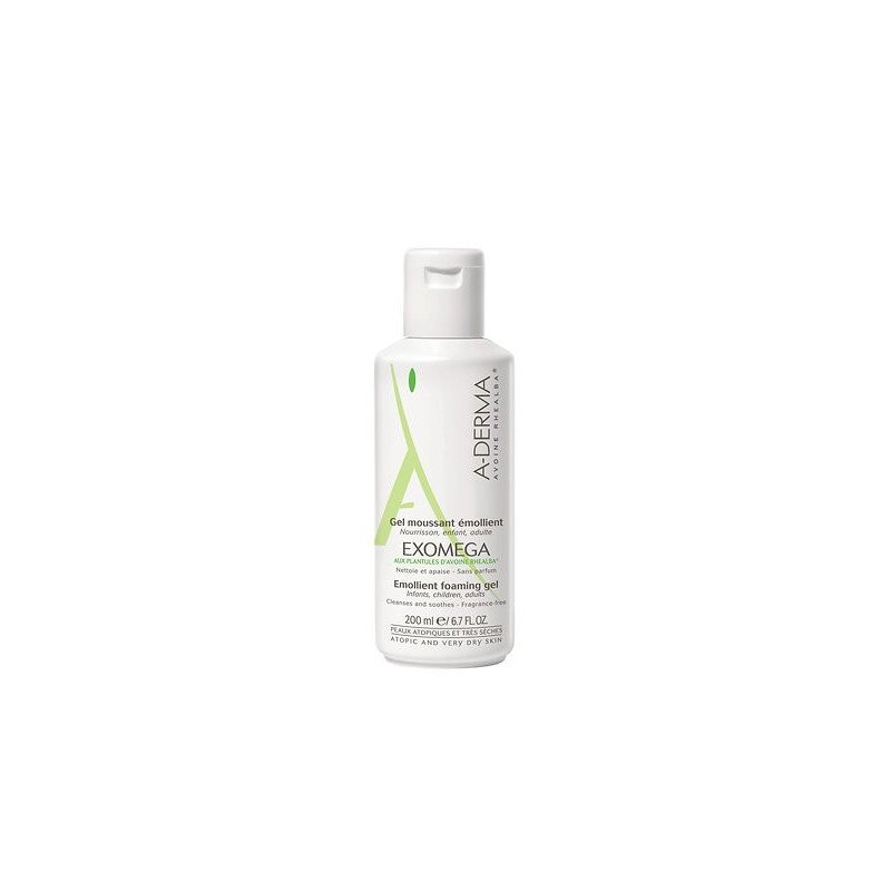 A-DERMA EXOMEGA GEL MOUSSANT EMOLLIENT 200 ML