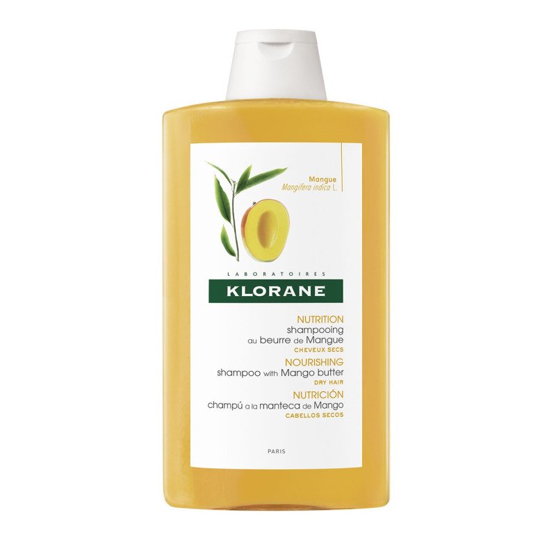 KLORANE SHAMPOOING AU BEURRE DE MANGUE TRAITANT NUTRITIF 400 ML