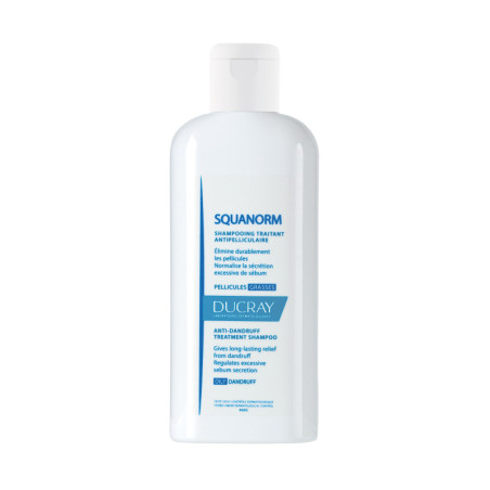 DUCRAY SQUANORM SHAMPOOING PELLICULES GRASSES 200 ML