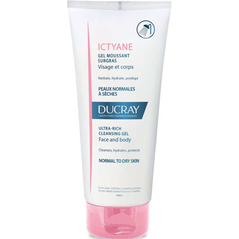 DUCRAY ICTYANE GEL MOUSSANT SURGRAS 200 ML