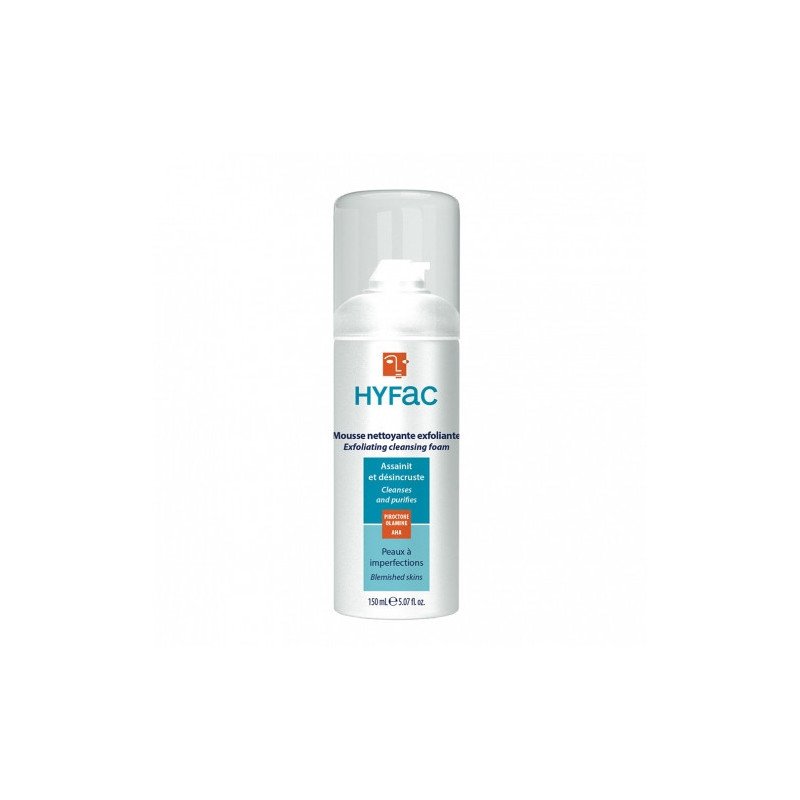 HYFAC MOUSSE NETTOYANTE EXFOLIANTE 150 ML