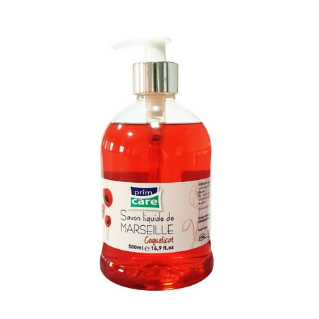 PRIMCARE SAVON LIQUIDE DE MARSEILLE COQUELICOT 500 ML