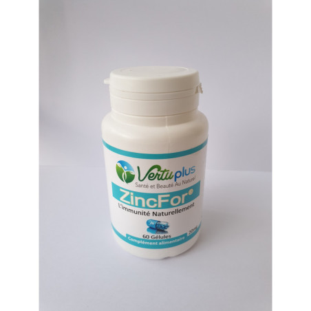 VERTUPLUS ZINCFOR 60 Gel. ZINC VITAMINE C B6