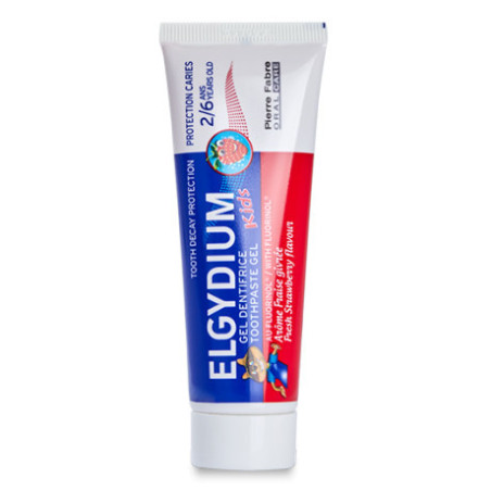 ELGYDIUM KIDS FRAISE GIVRÉE DENTIFRICE 2 - 6 ANS
