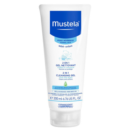 Mustela 2 en 1 Bébé Cheveux & Corps 200 ML