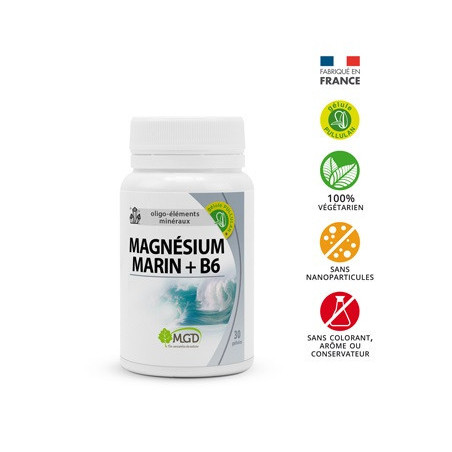 MGD NATURE MAGNÉSIUM MARIN + B6 30 GÉLULES