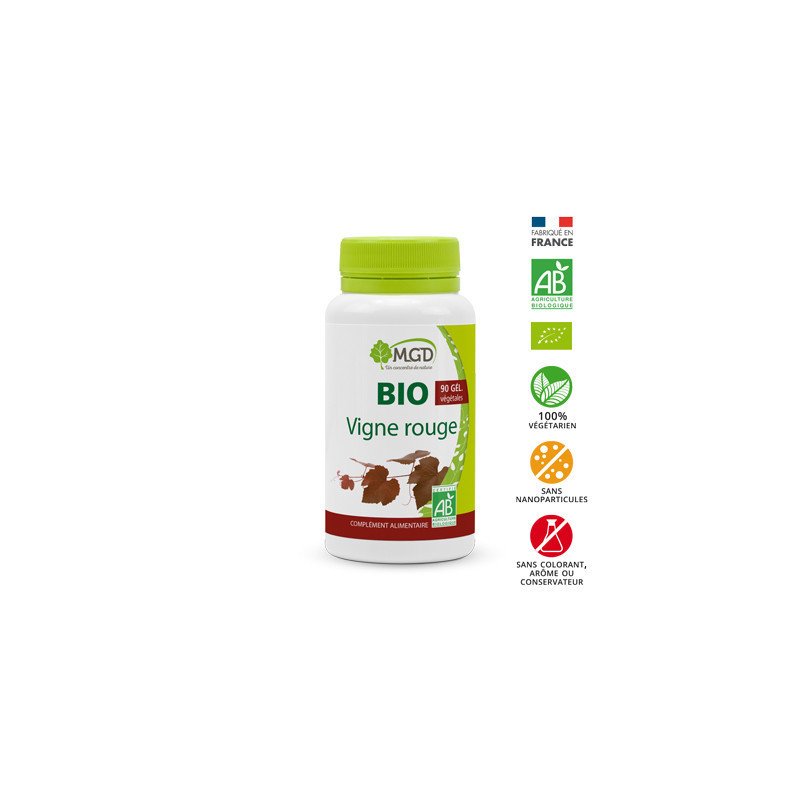 MGD NATURE VIGNE ROUGE BIO 90 Gélules