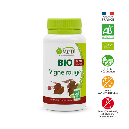 MGD NATURE VIGNE ROUGE BIO 90 Gélules