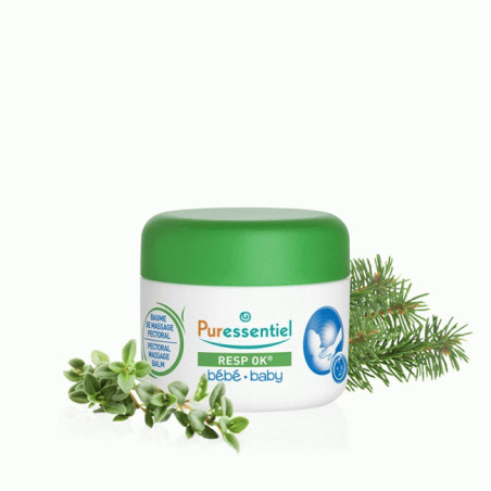 PURESSENTIEL BAUME DE MASSAGE PECTORAL RESPIRATOIRE BÉBÉ 30 ML
