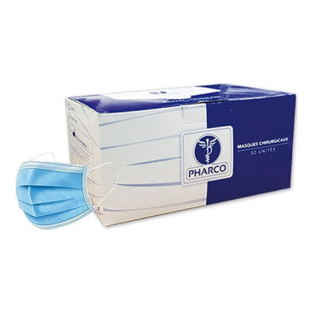 Pharco Masque Chirurgical Boîte de 50 Unités