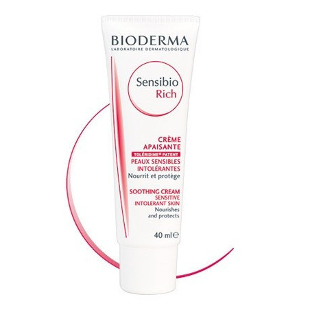 BIODERMA SENSIBIO CRÈME RICHE 40 ML PEAUX SÈCHES À TRÈS SÈCHES