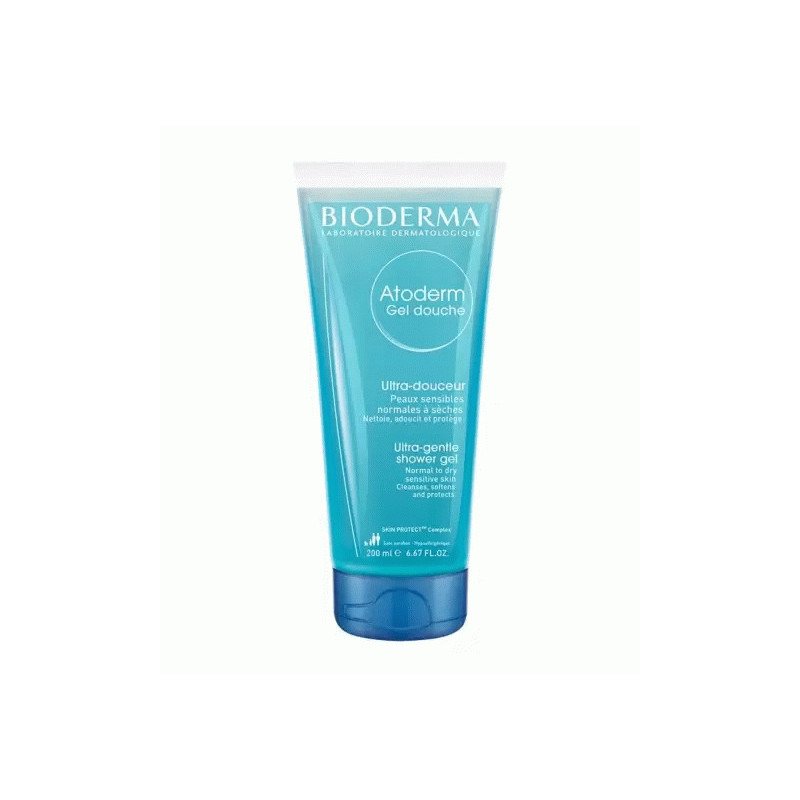 BIODERMA ATODERM GEL DOUCHE 200 ML NETTOIE ET ADOUCIT