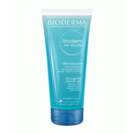 BIODERMA ATODERM GEL DOUCHE 200 ML NETTOIE ET ADOUCIT
