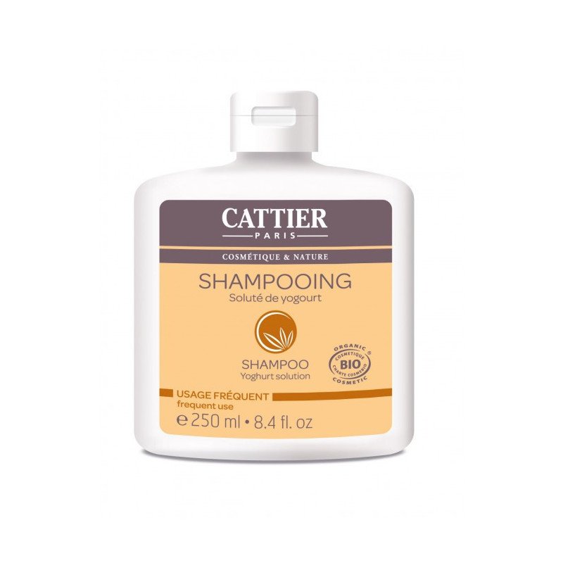 Cattier Shampooing soluté de yogourt usage fréquent 250 ml