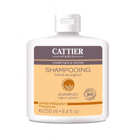 Cattier Shampooing soluté de yogourt usage fréquent 250 ml