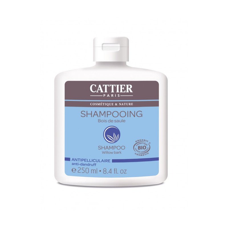 Cattier Shampooing au bois de saule antipelliculaire 250 ml